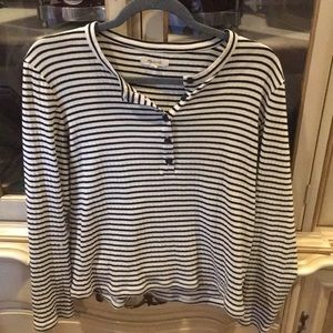 long sleeve striped Madewell henley